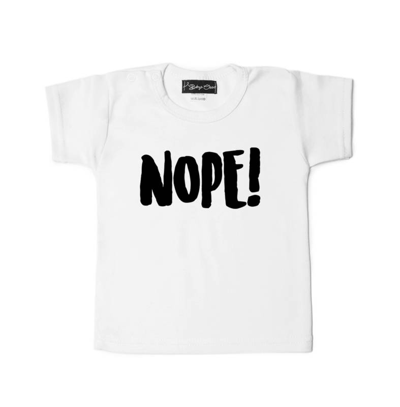 Just for Kidz NOPE SHIRT EN LONGSLEEVE | JUST4KIDZ