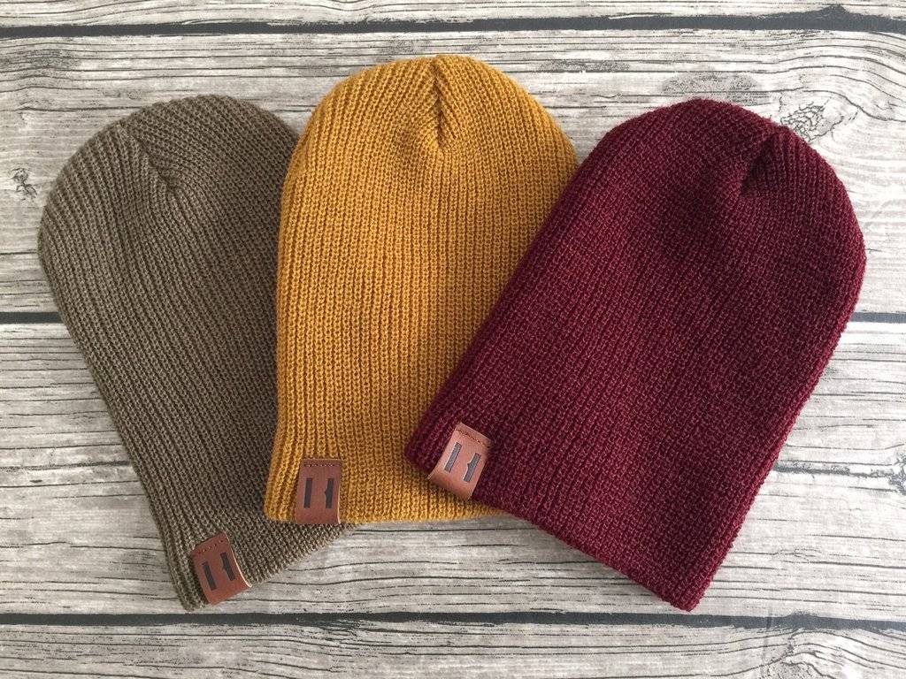 MUSTARD KNIT BEANIE  | BEAU HUDSON