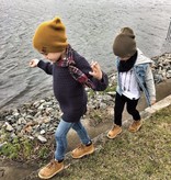 MUSTARD KNIT BEANIE  | BEAU HUDSON