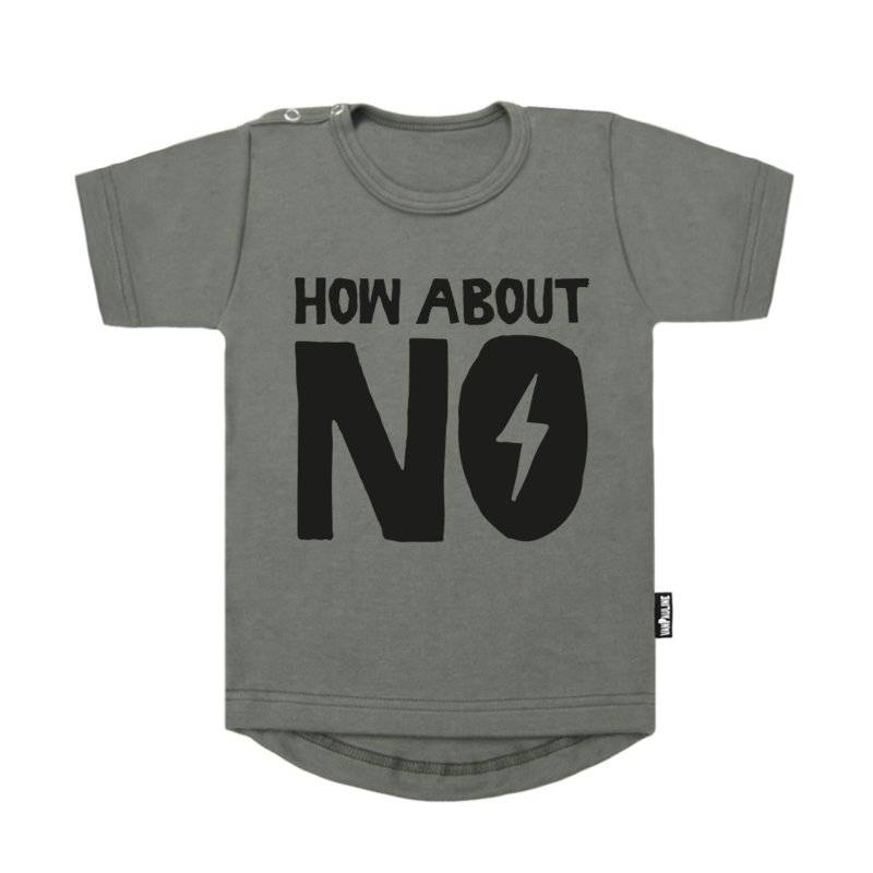 VanPauline KINDERKLEDING | T-SHIRT HOW ABOUT NO | VANPAULINE