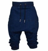 Young Blood Apparel DARK BLUE DENIM 3/4 CHINO WITH LOWER CROSS | BOYWEAR| STREETWEAR