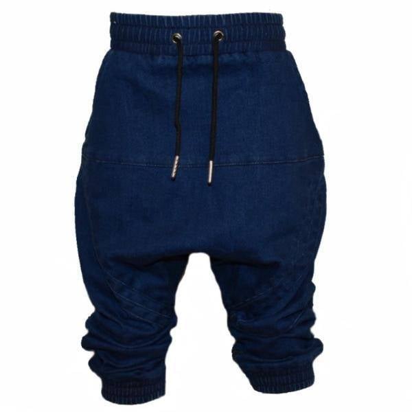 Young Blood Apparel DARK BLUE DENIM 3/4 CHINO WITH LOWER CROSS | BOYWEAR| STREETWEAR