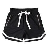 BLACK BASEBALL SHORTS | BLACK COMFORTABLE SHORT PANTS | BEAUBELLAKIDS