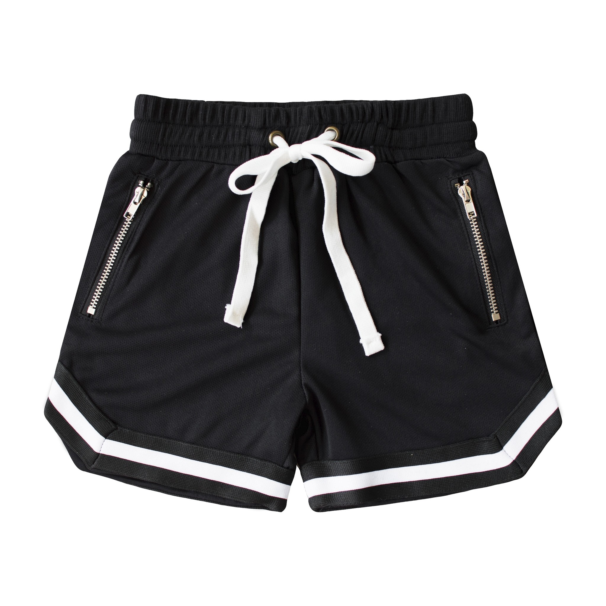 BLACK BASEBALL SHORTS | BLACK COMFORTABLE SHORT PANTS | BEAUBELLAKIDS