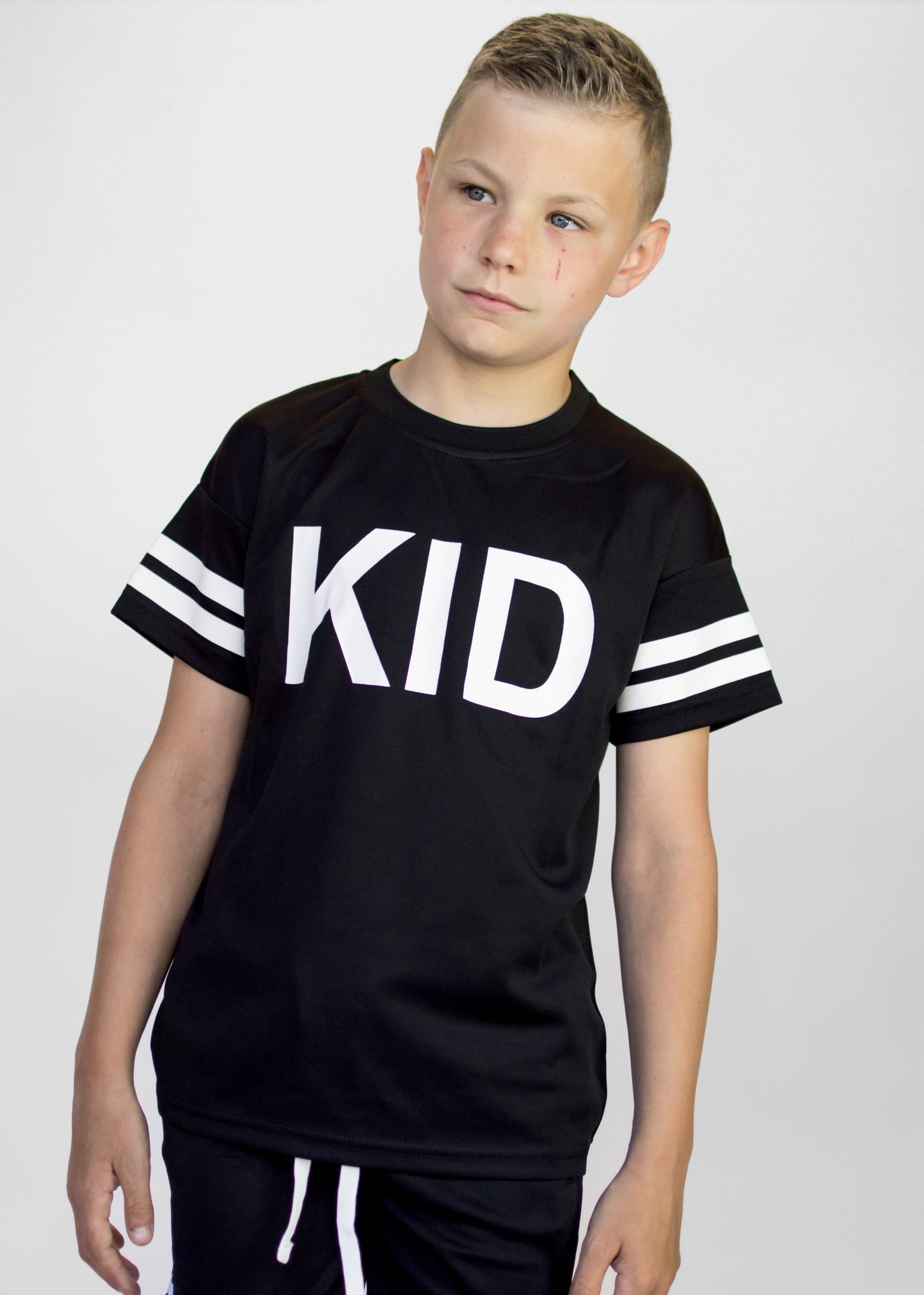 BLACK BASEBALL SHIRT | ZWART STOER SHIRT | JONGENSKLEDING