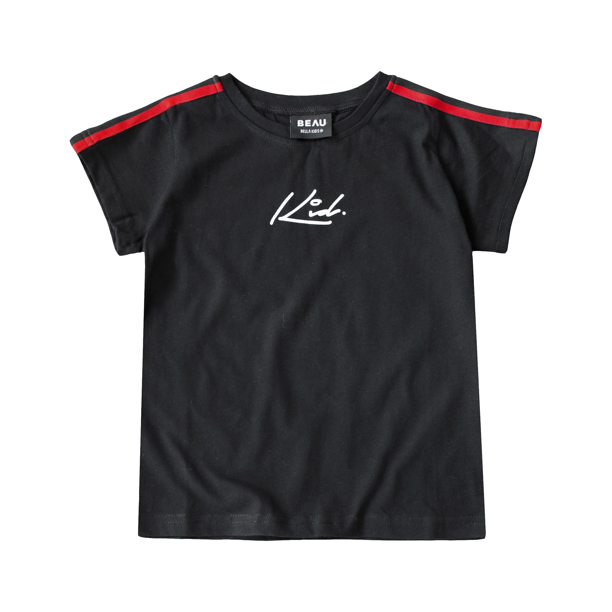 ZWART STOER SHIRT | ZWART SHIRT MET TEKST PRINT | JONGENSKLEDING