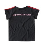 ZWART STOER SHIRT | ZWART SHIRT MET TEKST PRINT | JONGENSKLEDING