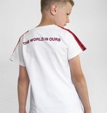 WIT STOER SHIRT | WIT SHIRT MET TEKST PRINT | JONGENSKLEDING