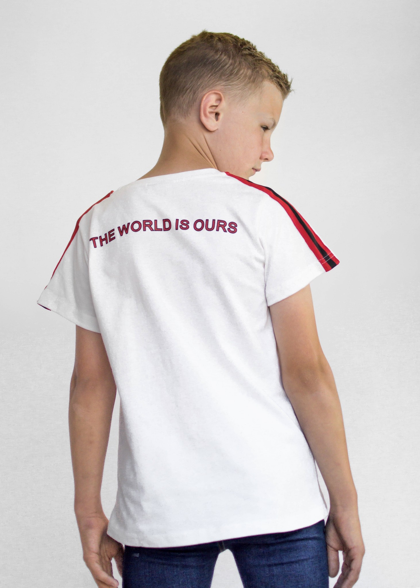 WHITE COOL SHIRT| WHITE SHIRT WITH PRINT | BOYS CLOTHING