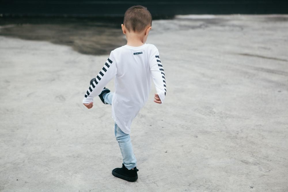 WHITE LONGLSEEVE FOR BOYS | HIGH QUALITY STREETWEAR FOR KIDS