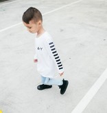 WITTE LONGSLEEVE VOOR JONGENS | STOERE LANGE LONGSLEEVE | STOERE KINDERKLEDING