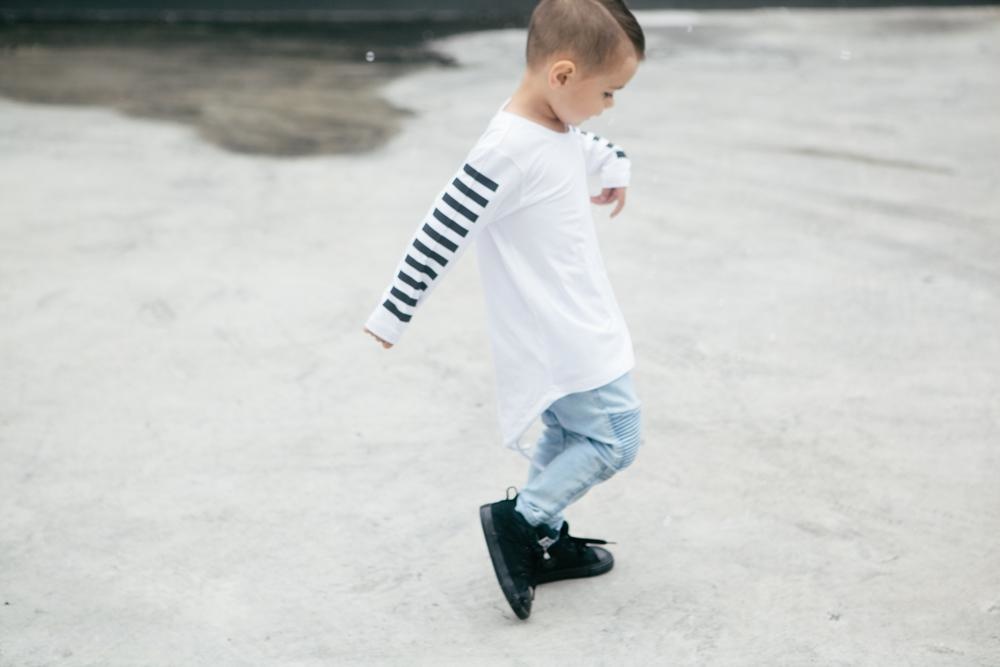 Adam + Yve WHITE LONGLSEEVE FOR BOYS | HIGH QUALITY STREETWEAR FOR KIDS