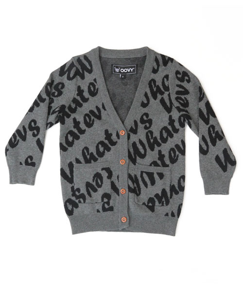 WHATEVS KNIT CARDIGAN | LONG KNIT CARDIGAN FOR KIDS | OOVY