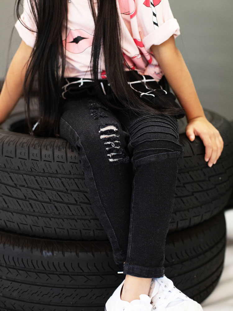 ZWARTE SKINNY JEANS MEISJES | ZWARTE SKINNY JEANS JONGENS | OOVY