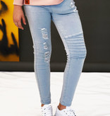 Oovy BLAUWE SKINNY JEANS MEISJES | LICHTE SKINNY JEANS JONGENS | OOVY