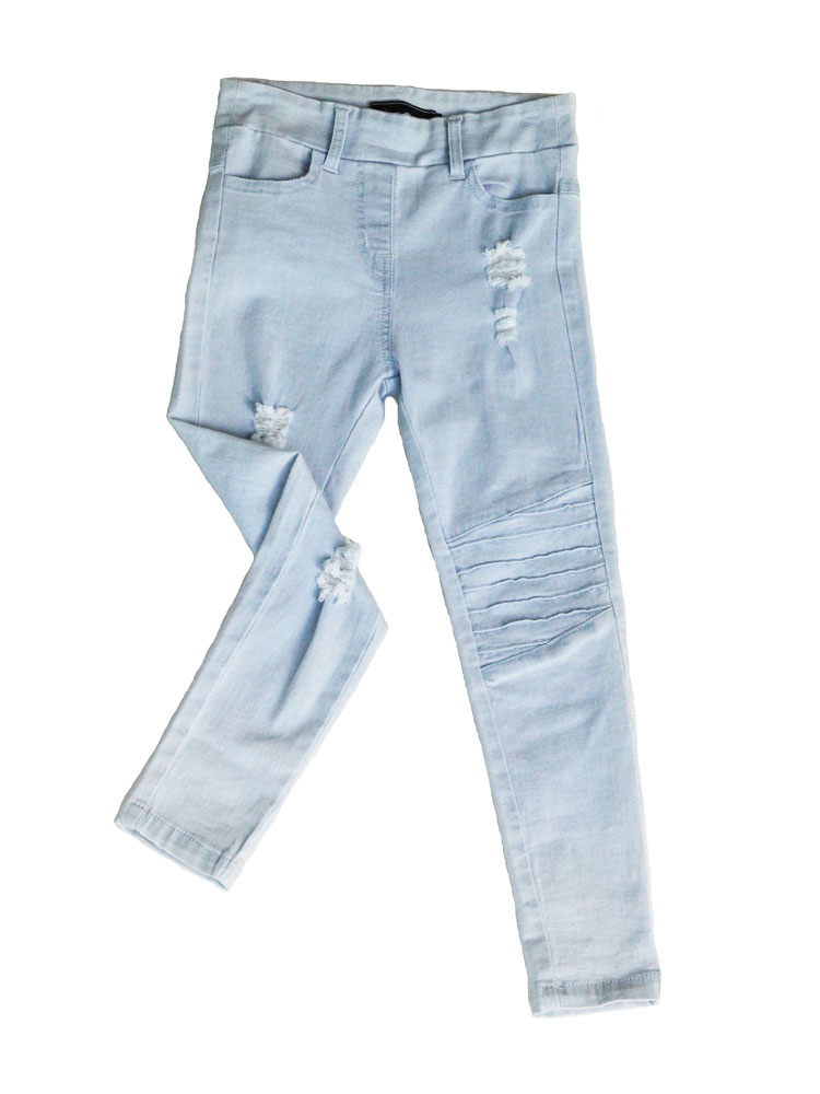 Oovy BLAUWE SKINNY JEANS MEISJES | LICHTE SKINNY JEANS JONGENS | OOVY