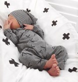 Beau Hudson ZWART WIT GESTREEPTE NEWBORN BEANIE | GESTREEPT MUTSJE PASGEBOREN BABY | BEAU HUDSON