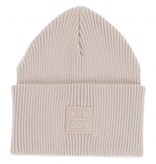 Kiddow KATOENEN MUTS | KATOEN GERIBDE BEANIE BEIGE | STREETWEAR VOOR KINDEREN