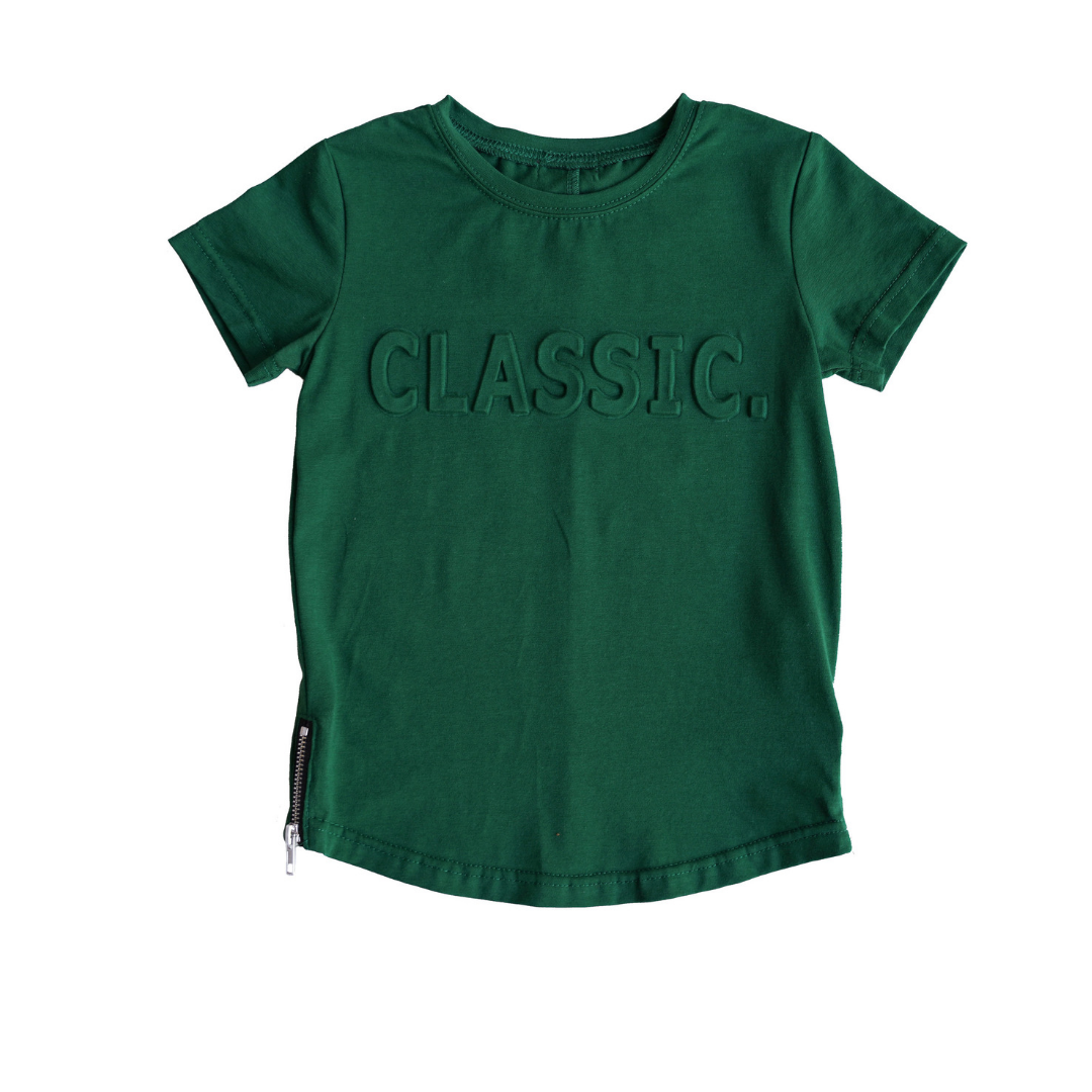 GREEN TSHIRT BOY | BASIC SHIRT WITH 