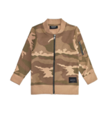CUTE BOMBER JACKET FOR KIDS | CARDIGAN WITH CAMOUFLAGE PRINT | MINIKID
