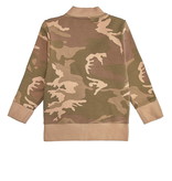 CUTE BOMBER JACKET FOR KIDS | CARDIGAN WITH CAMOUFLAGE PRINT | MINIKID
