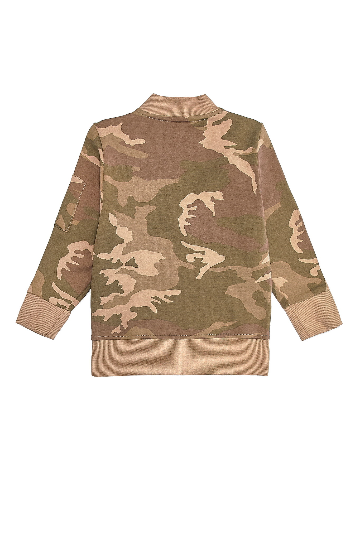 CUTE BOMBER JACKET FOR KIDS | CARDIGAN WITH CAMOUFLAGE PRINT | MINIKID