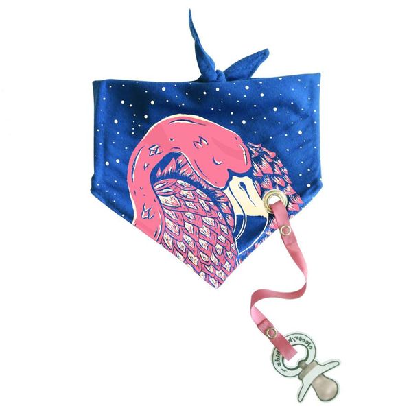 BANDANA BIB FLAMINGO