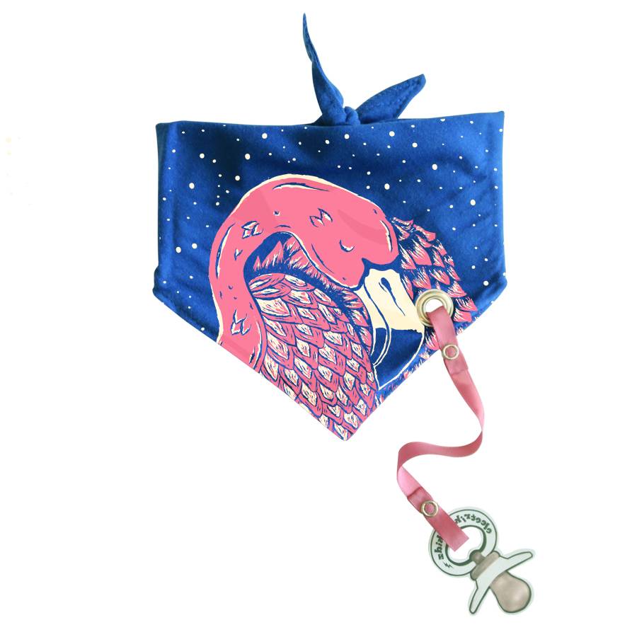 BANDANA BIB FLAMINGO | ELECTRIK KIDZ