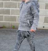 GRIJZE HOODIE VOOR KINDEREN | STOER VEST MET CAPUCHON | MINIKID