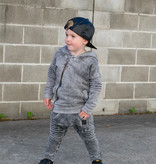 GREY HOODIE FOR CHILDREN | COOL HOODED CARDIGAN | KIDS STREETWEAR | MINIKID