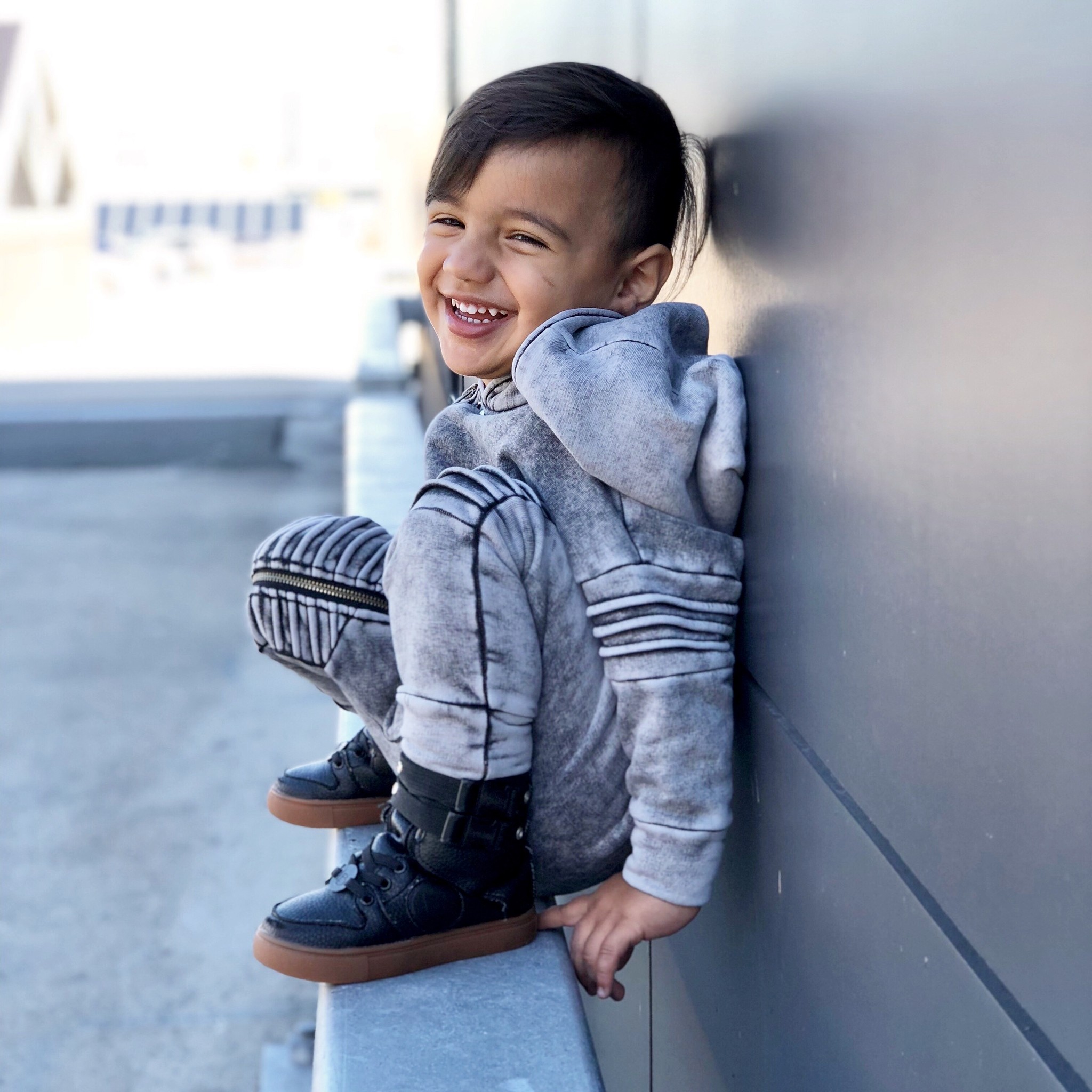 DENIM ROMPER FOR CHILDREN | ROMPER FOR KIDS WITH HOODIE | MINIKID