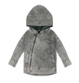 GRIJZE HOODIE VOOR KINDEREN | STOER VEST MET CAPUCHON | MINIKID