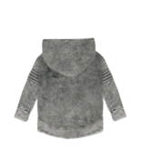 GRIJZE HOODIE VOOR KINDEREN | STOER VEST MET CAPUCHON | MINIKID