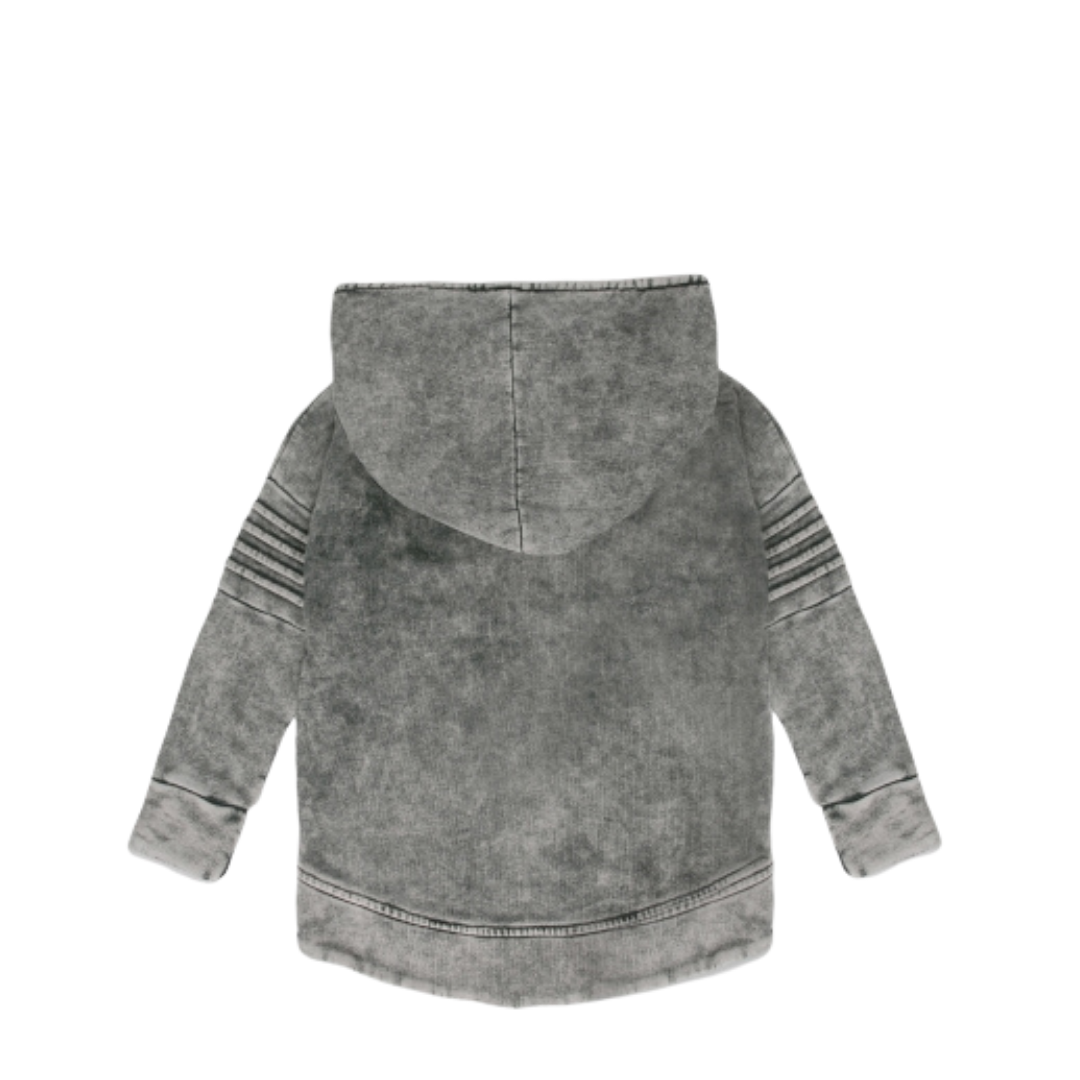 GREY HOODIE FOR CHILDREN | COOL HOODED CARDIGAN | KIDS STREETWEAR | MINIKID