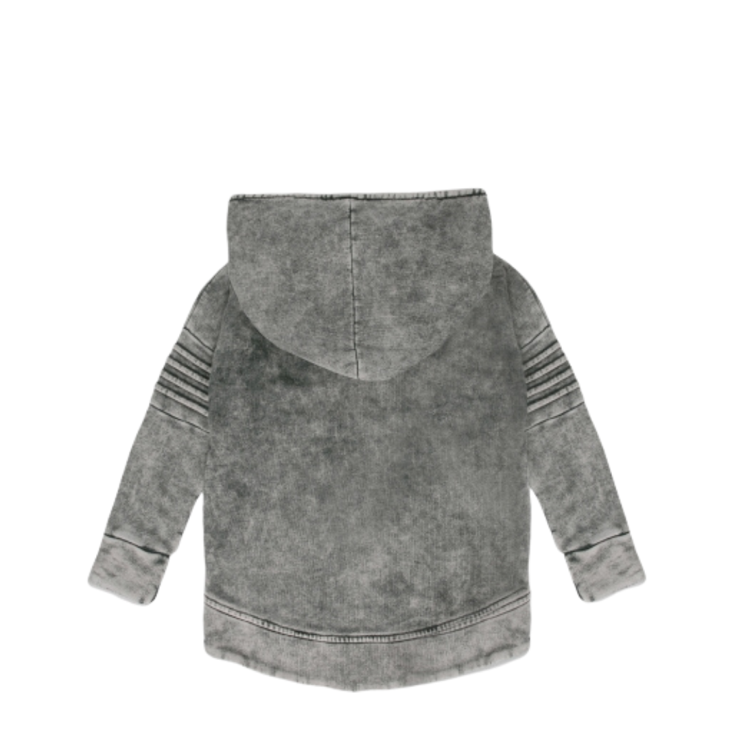 Minikid GREY HOODIE FOR CHILDREN | COOL HOODED CARDIGAN | KIDS STREETWEAR | MINIKID