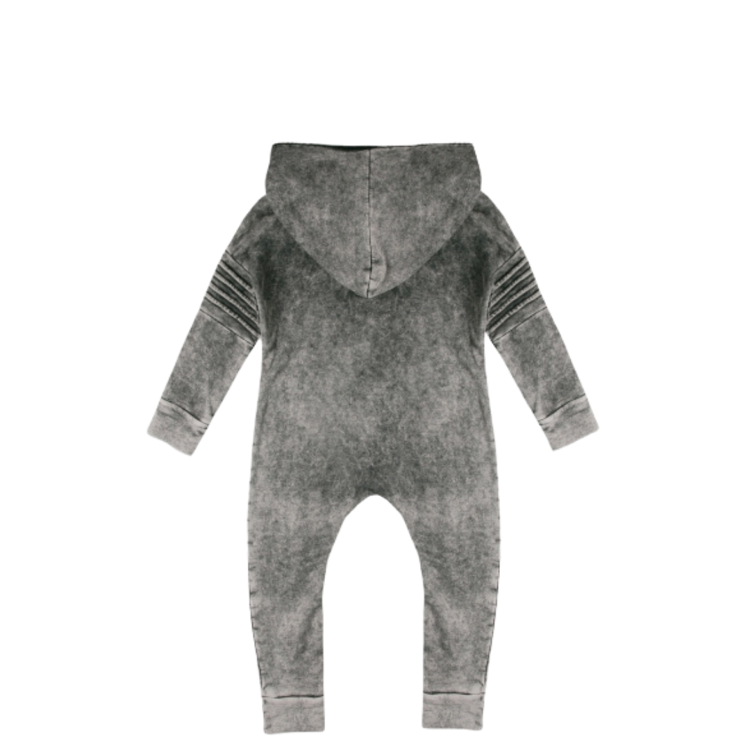 DENIM ROMPER FOR CHILDREN | ROMPER FOR KIDS WITH HOODIE | MINIKID