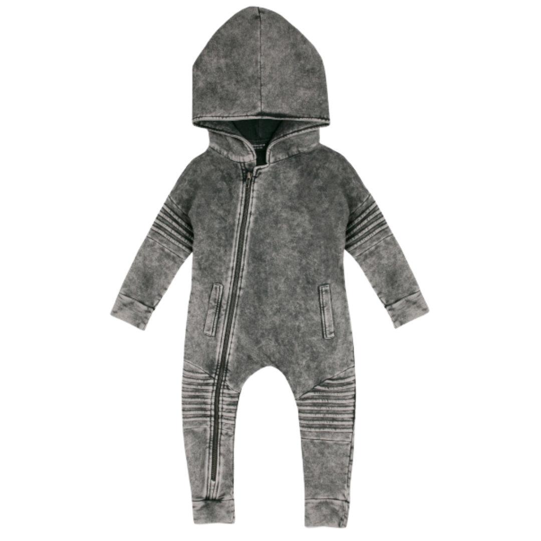 DENIM ROMPER FOR CHILDREN | ROMPER FOR KIDS WITH HOODIE | MINIKID
