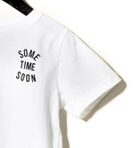 WHITE STATEMENT T-SHIRT| STREETWEAR KIDSWEAR | SOMETIME SOON