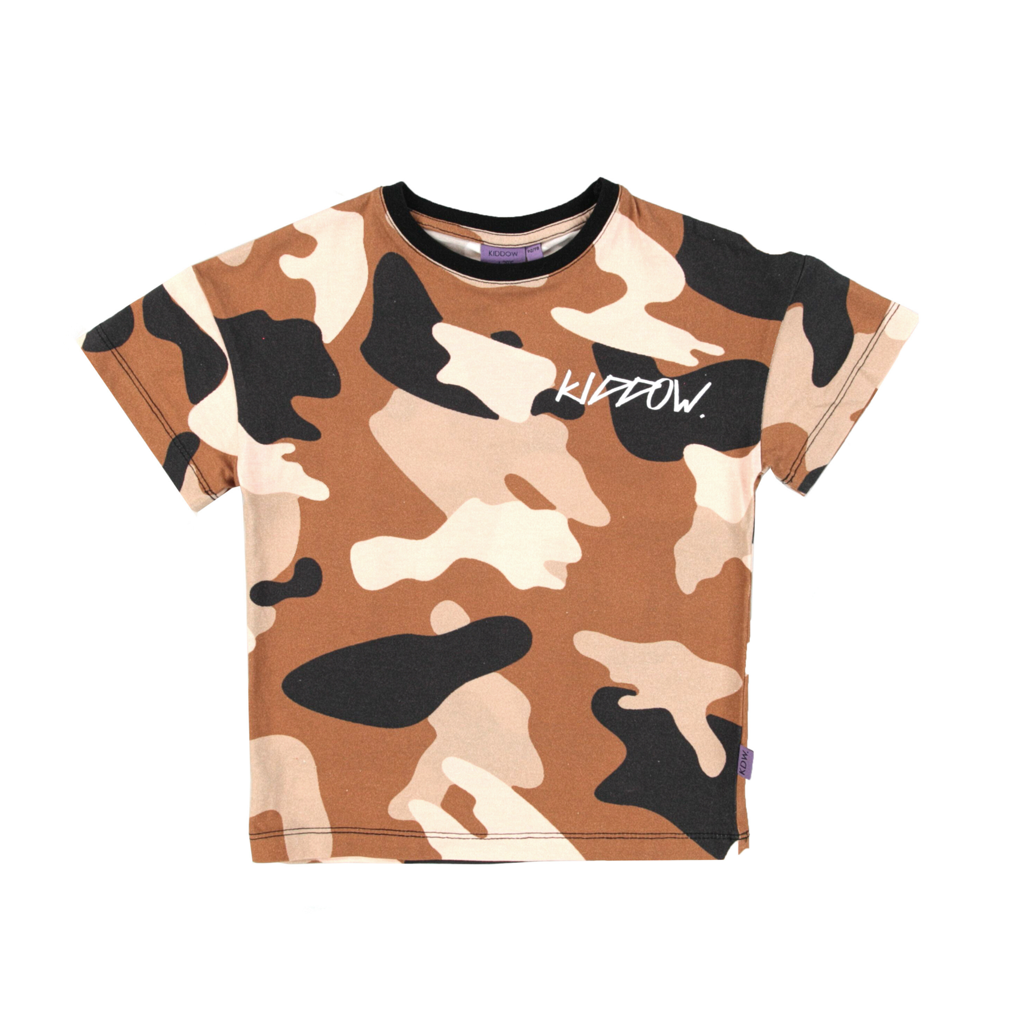 OVERSIZED T-SHIRT IN CAMOUFLAGE PRINT | COOL SHIRT FOR CHILDREN | CHILDREN'S CLOTHING