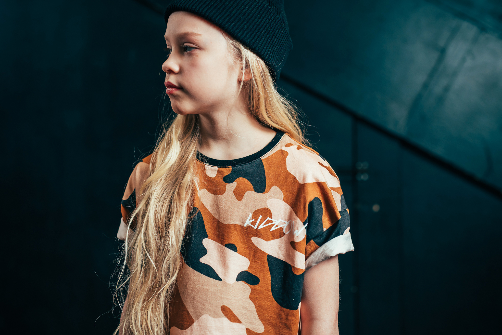 OVERSIZED T-SHIRT IN CAMOUFLAGE PRINT | COOL SHIRT FOR CHILDREN | CHILDREN'S CLOTHING