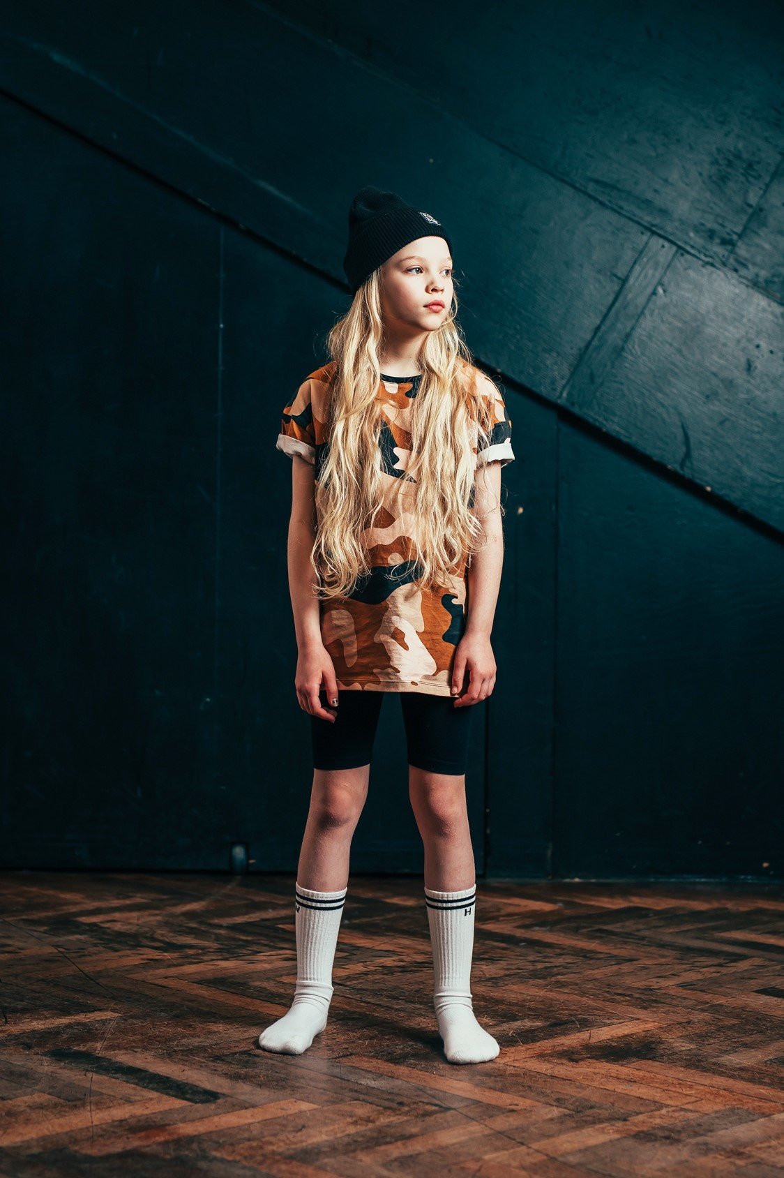 Kiddow OVERSIZED T-SHIRT IN CAMOUFLAGE PRINT | COOL SHIRT FOR CHILDREN | CHILDREN'S CLOTHING