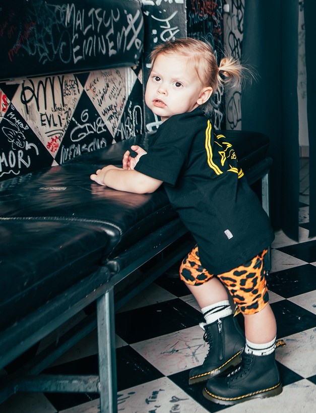 KORTE LEGGING VOOR KINDEREN | KINDERKLEDING MET LUIPAARDPRINT