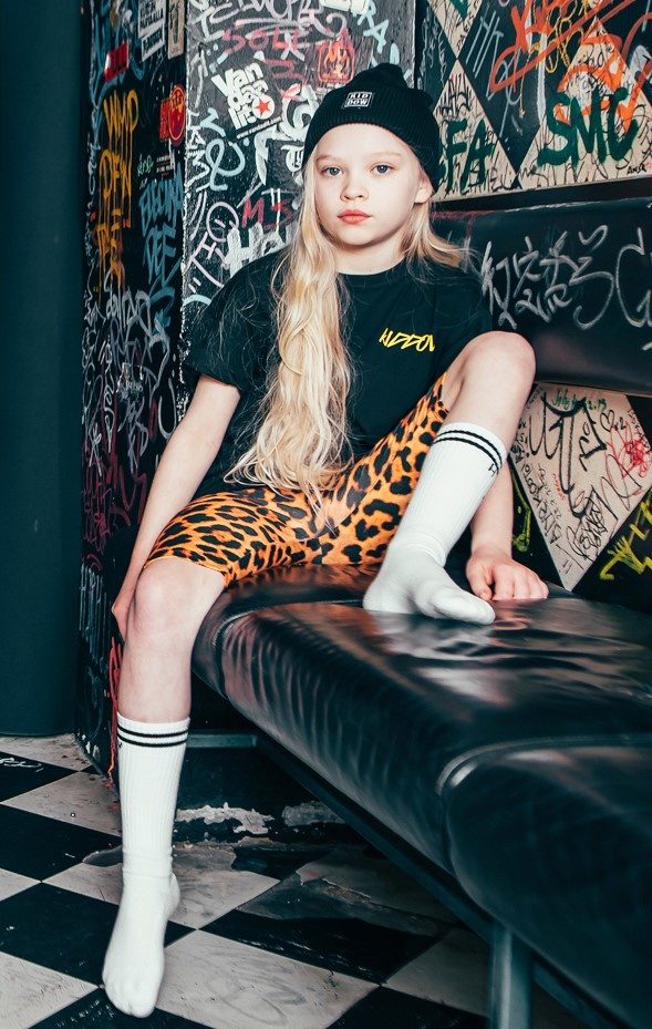 KORTE LEGGING VOOR KINDEREN | KINDERKLEDING MET LUIPAARDPRINT