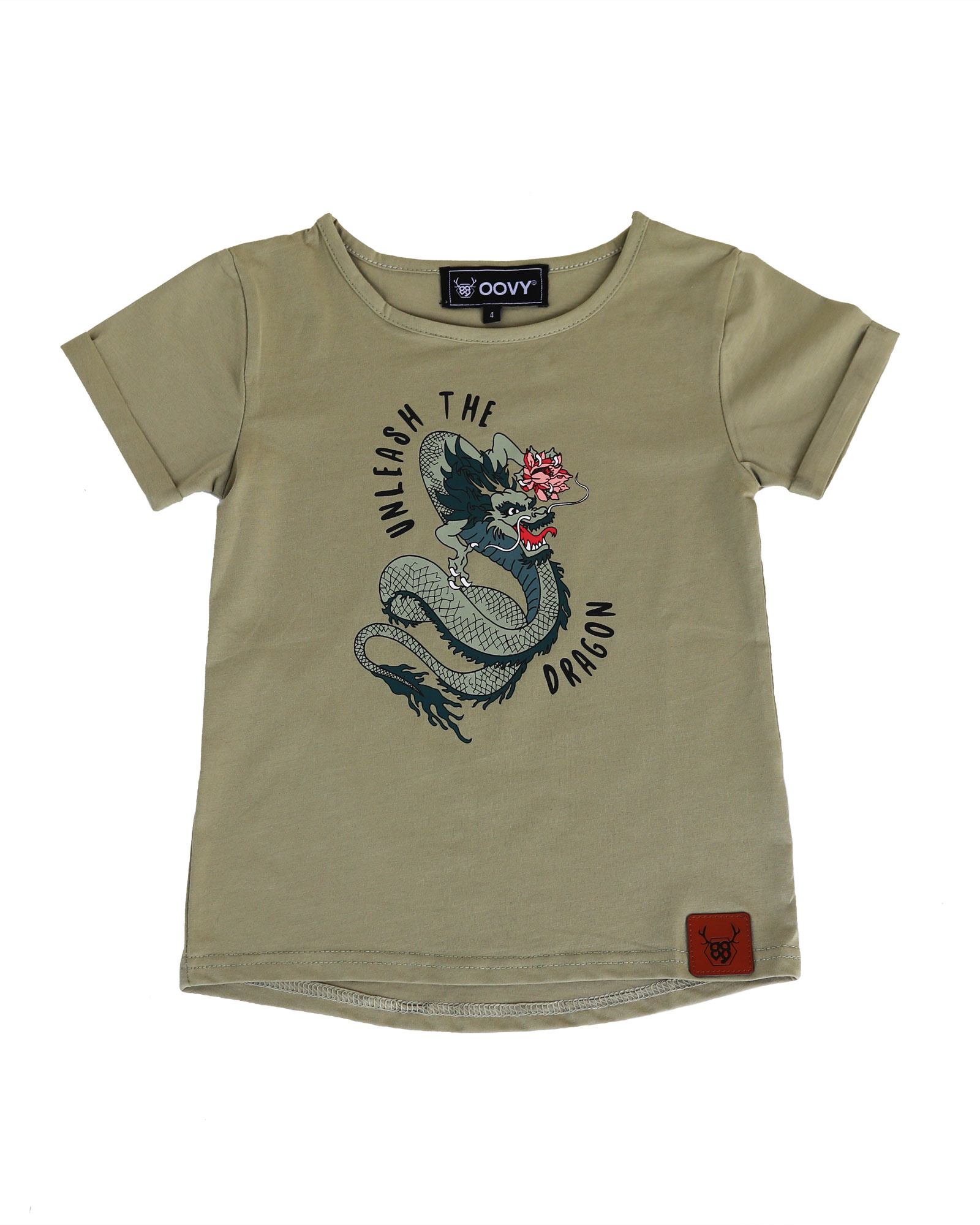 GREEN T-SHIRT WITH COOL PRINT | GREEN SHIRT WITH PRINT | OOVY