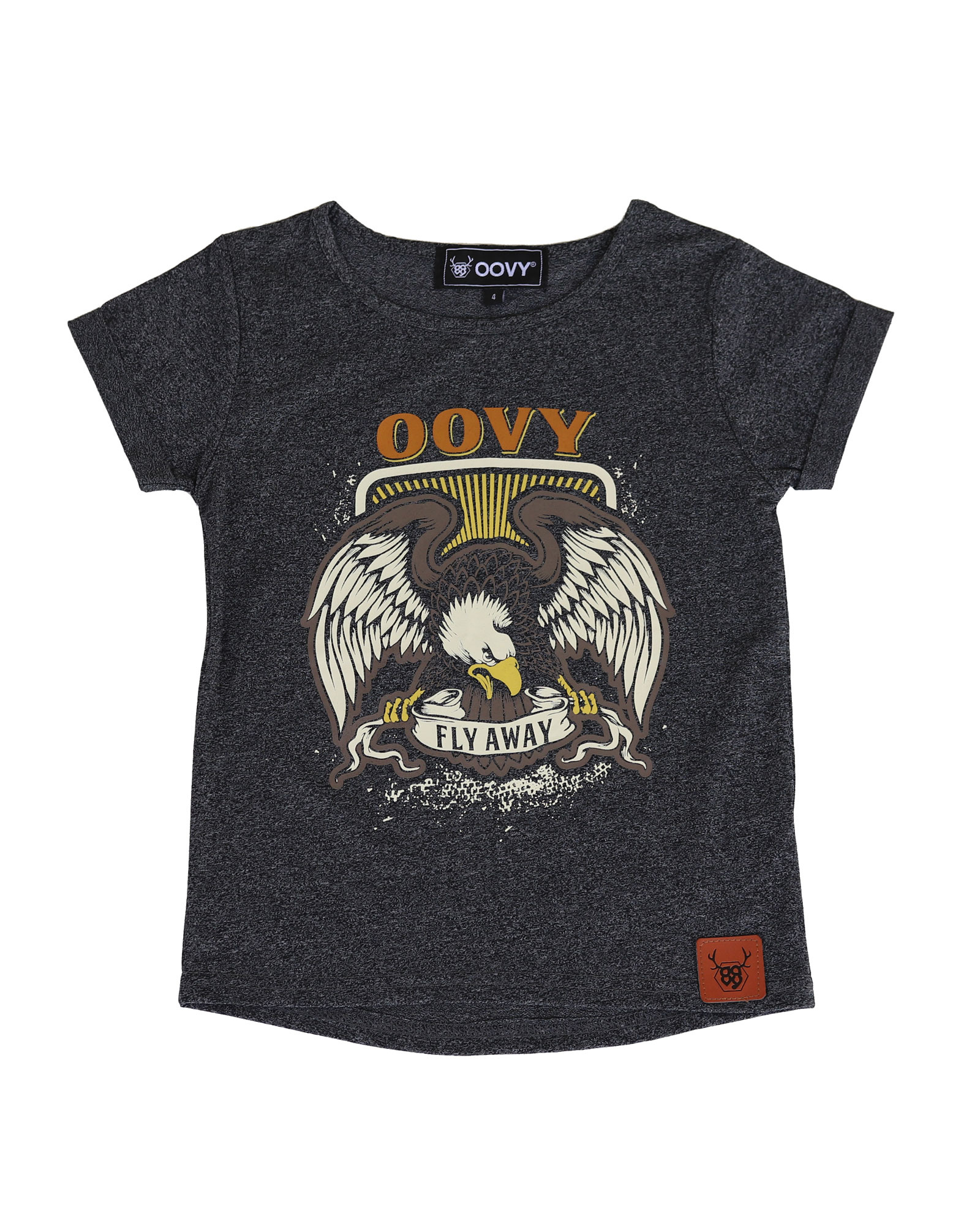 GRIJS  T-SHIRT MET STOERE OPDRUK | STOERE KINDERKLEDING | OOVY