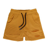 OKERGELE KORTE BROEK | MOSTERD KLEURIGE SHORTS | KINDERKLEDING