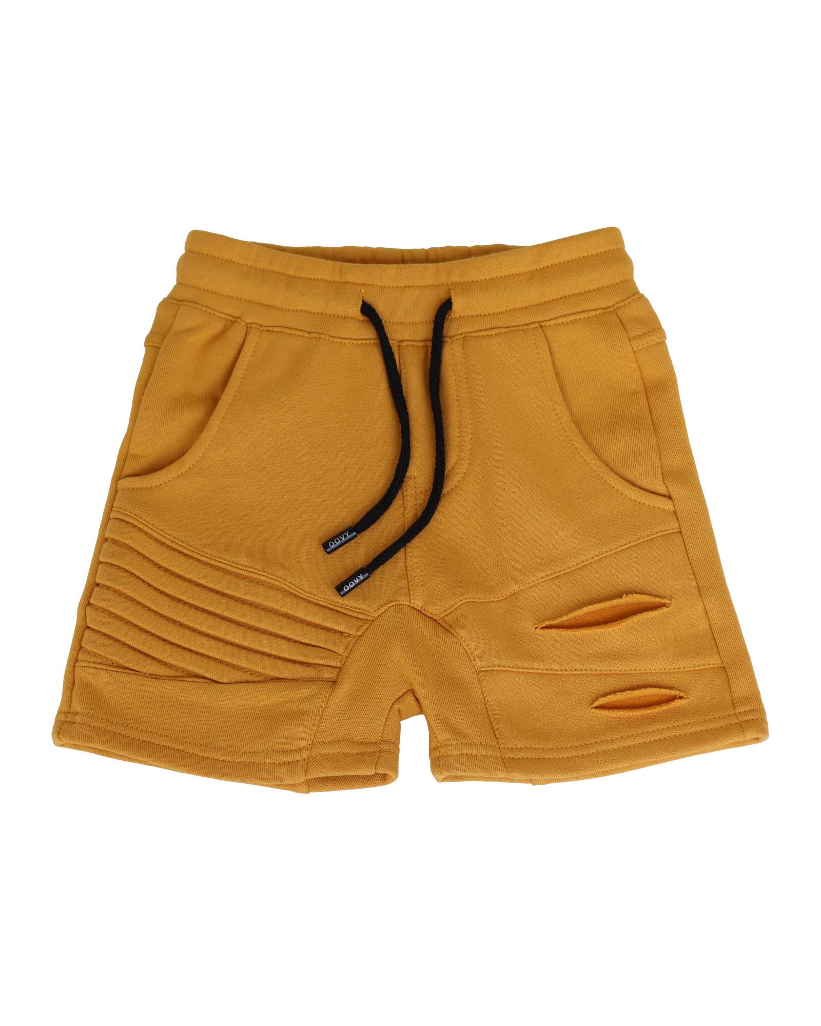 OKERGELE KORTE BROEK | MOSTERD KLEURIGE SHORTS | KINDERKLEDING