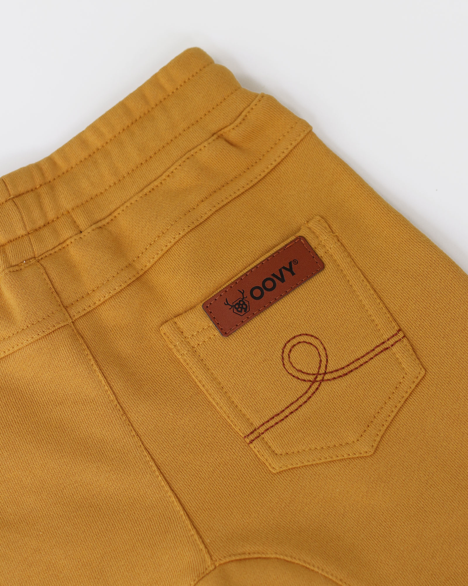 OKERGELE KORTE BROEK | MOSTERD KLEURIGE SHORTS | KINDERKLEDING
