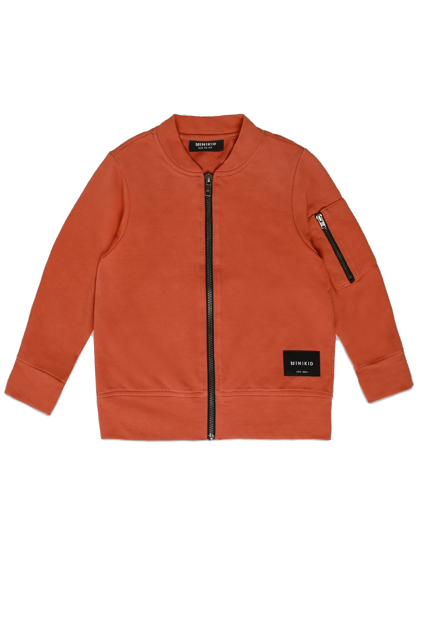 STOER BOMBERVESTJE VOOR KINDEREN | LANGE BOMBER VAN ZACHTE DENIM | MINIKID