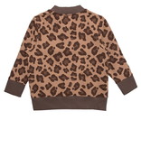 STOER BOMBERVESTJE VOOR KINDEREN | LANG VEST IN LUIPAARD PRINT | MINIKID